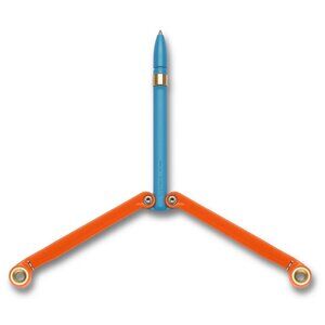 Spyderco Baliyo Flip Hand Spinner Fisher Space Pen USA Orange Blue YUS118